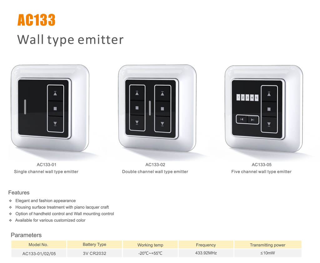 AC133 Wall type emitter